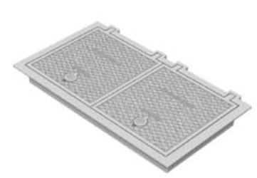 Neenah R-6661-LH Access and Hatch Covers